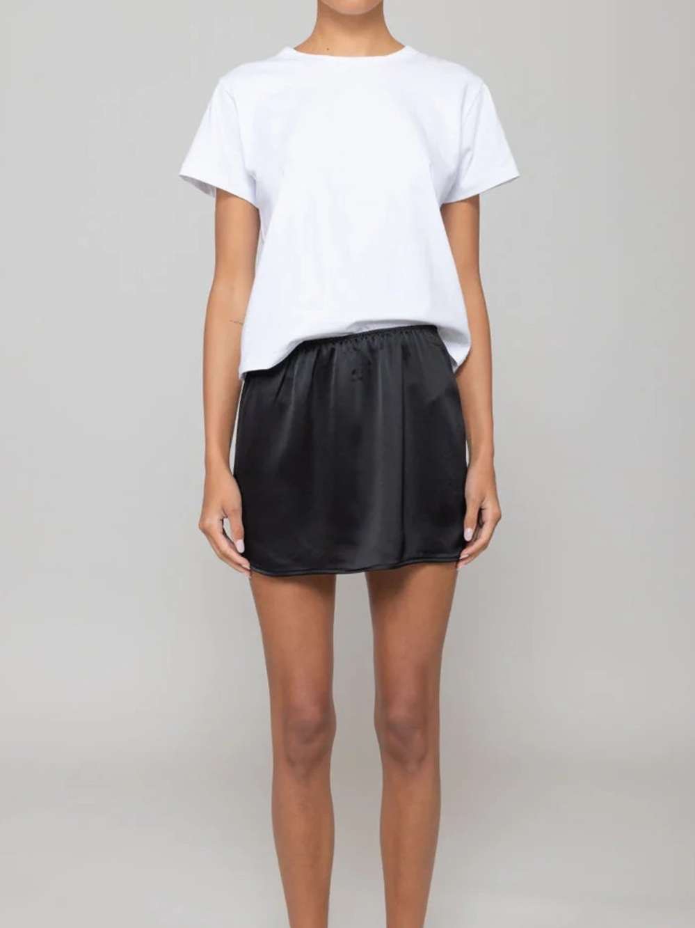 Leset Barb Mini Skirt Black Large